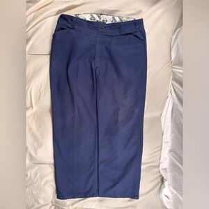 Ben Davis Workwear Navy Blue 36x29 Made In USA Y2K Chino Work Pants Cotton Blend